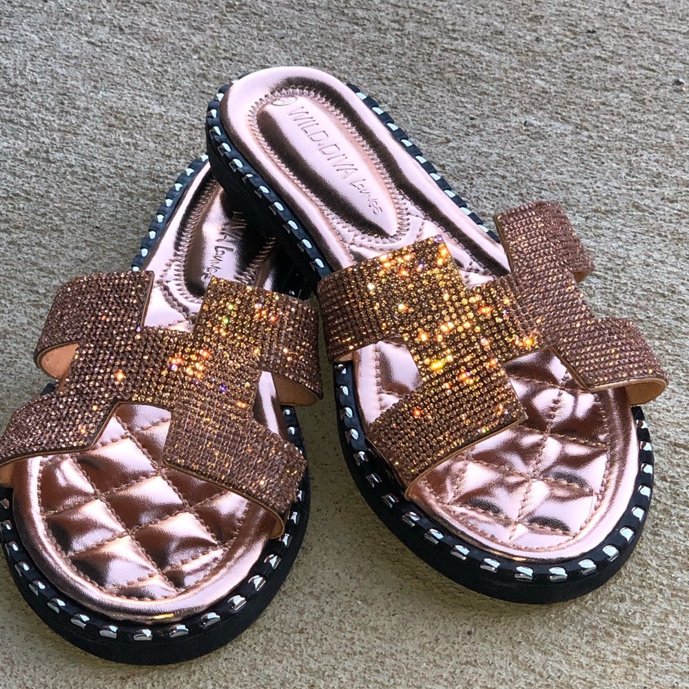 Rose Gold sandals